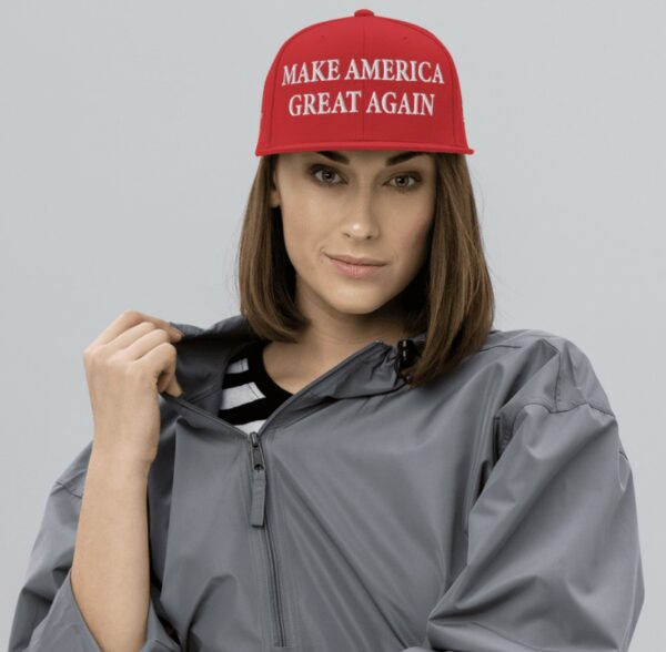 New Trump Never Surrender Red MAGA 2024 Snapback Hat Cap