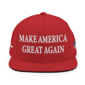 New Trump Never Surrender Red MAGA 2024 Snapback Hat Caps