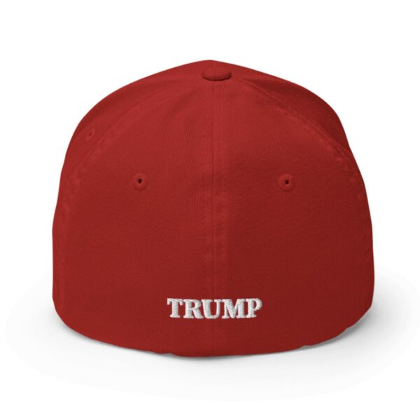 New Trump Never Surrender Red MAGA Structured Twill Cap