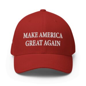 New Trump Never Surrender Red MAGA Structured Twill Cap Hat hot