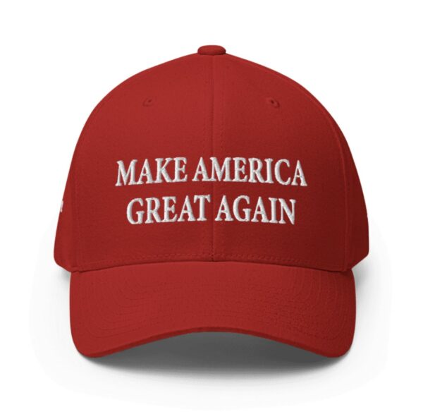 New Trump Never Surrender Red MAGA Structured Twill Cap Hat hot