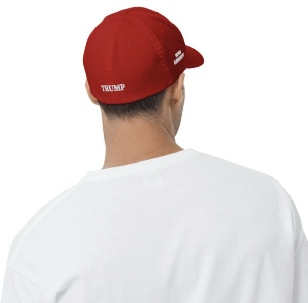 New Trump Never Surrender Red MAGA Structured Twill Cap Hat us