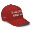 New Trump Never Surrender Red MAGA Structured Twill Cap