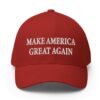 Trump MAGA 47 Red Closed-Back Structured Cap