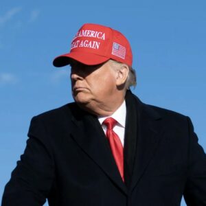 Trump MAGA 47 Red Closed-Back Structured Cap pro