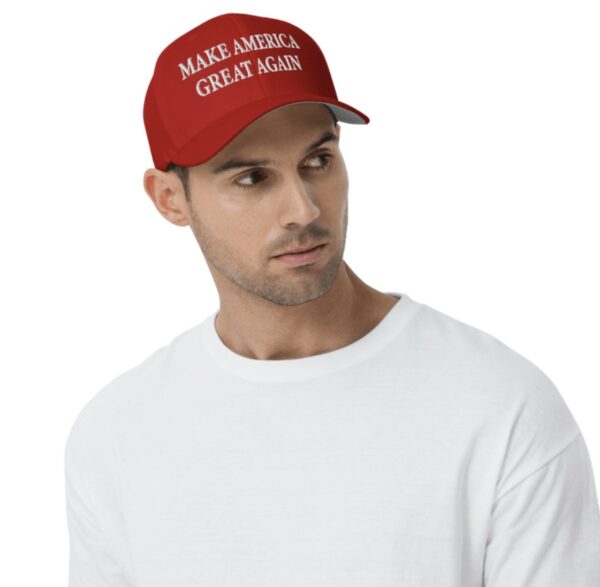 Trump MAGA 47 Red Closed-Back Structured Caps