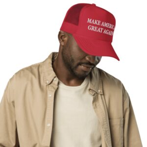 Trump MAGA 47 Red Foam Trucker Hats