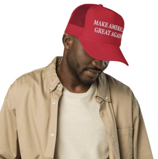 Trump MAGA 47 Red Foam Trucker Hats