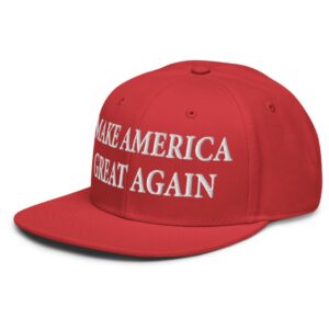 Trump MAGA 47 Red Snapback Hat Cap