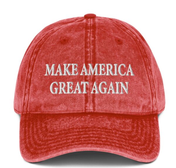 Trump MAGA 47 Red Vintage Cap