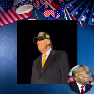 BLACK AND GOLD MAGA HAT