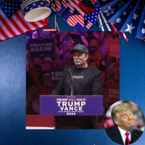 Elon Musk Dark Gothic MAGA hat