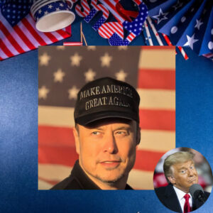 Elon Musk Dark MAGA Hat3