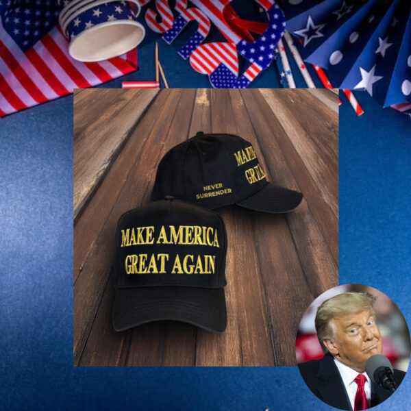 Gold Dark MAGA Hat3