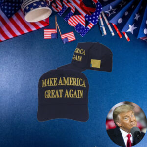 MAGA Navy & Gold Hat3